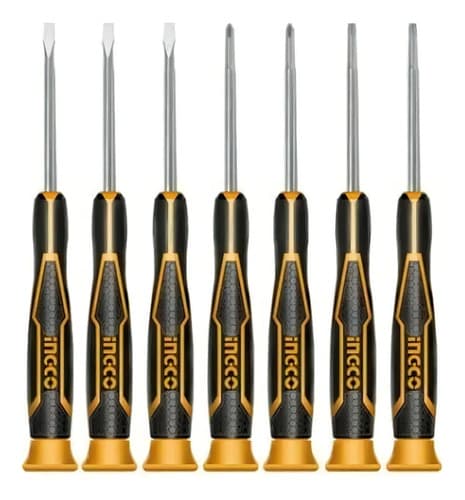 Destornillador Precision Kit 7 Unidades Ingco Hksd0718 - Smf