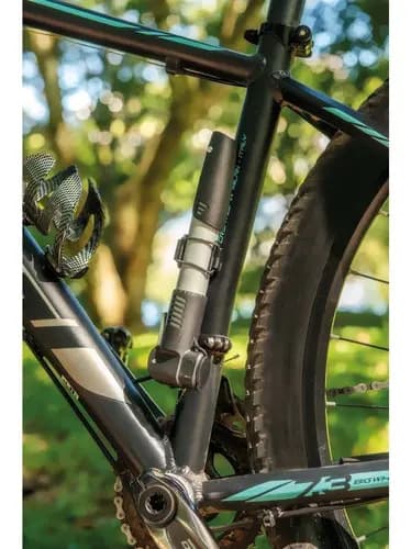 Inflador De Mano Tramontina P Bicicleta 90 Psi Negro