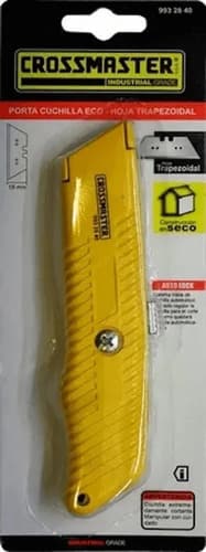Cutter Trincheta Retráctil Hoja Trapezoidal 19mm Crossmaster