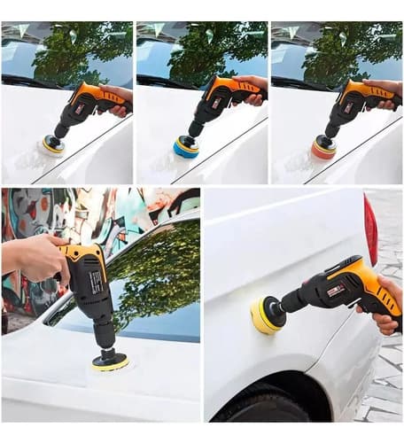 Set Esponjas 8 Cm Para Pulir Encerar Kit 7 Piezas Varios