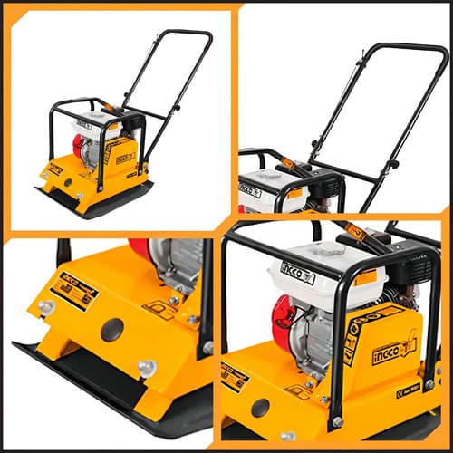 Plancha Compactadora 90kg Motor Honda 5.5hp Ingco Gcp100-1