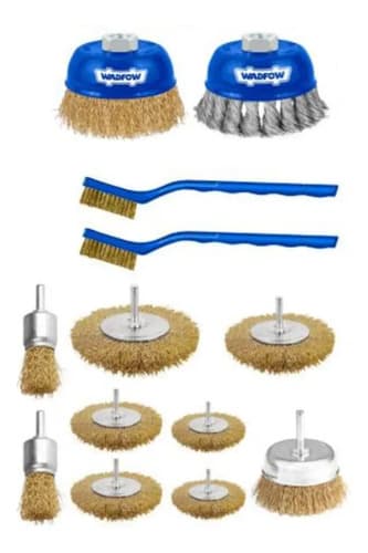 Set X13 Cepillos De Alambre Wadfow Wce6403