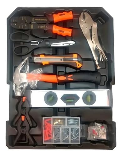 Maletín Portátil Set De Herramientas Lusqtoff 245 Pz Juego