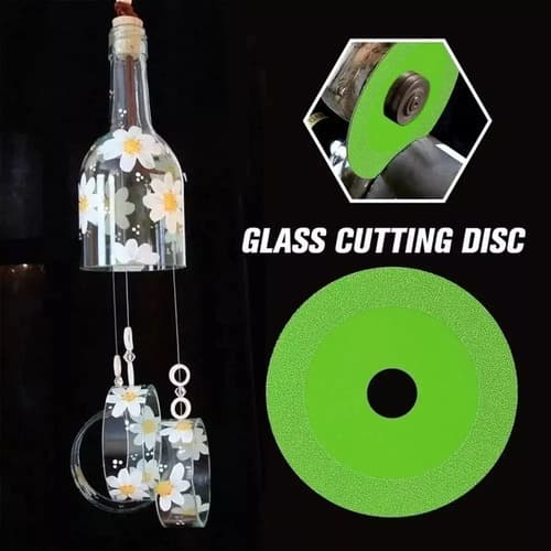 Discos De Corte De Diamante Para Vidrio, Jade Y Cerámica  Pack De 10 Verde Lima