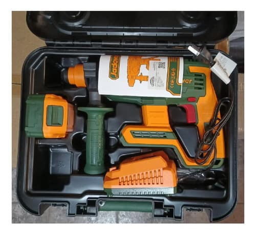 Rotomartillo A Batería Sin Carbones Jadever 20v Color Verde Oscuro