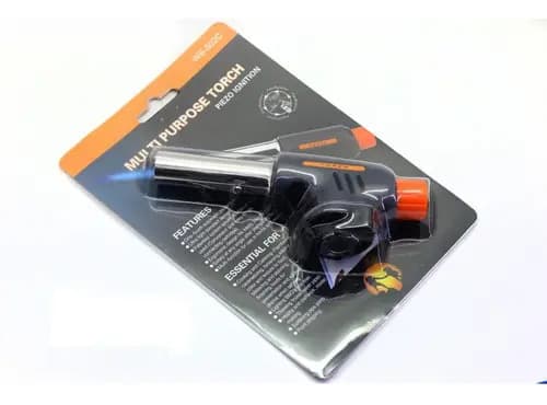 Soplete Flambeador Wans Con Llama Ajustable Y Encendido Automático Negro