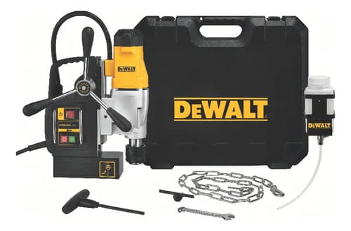Taladro Eléctrico De 16mm Dewalt Dwe1622k-b2 1.2kw + Accesorio Con Maletín De Transporte Amarillo
