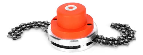 Cabezal De Corte De Cadena Multifuncional Para Cortacésped Color Naranja