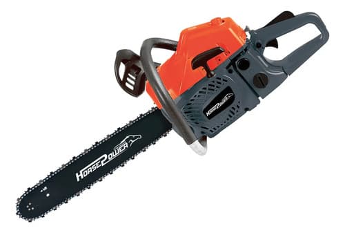 Motosierra Naftera 52cc Espada 20 PLG - Sistema Antivibratorio / Freno De Cadena / Cilindro Cromado Gris Oscuro