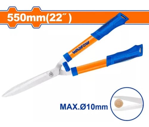 Tijera Poda Cerco 22 Pulgadas 550mm Wadfow Color Azul Y Naranja