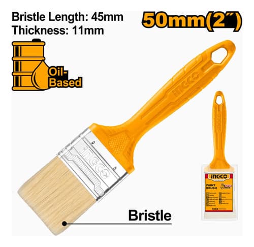 Pincel Mango Plastico 2´´ Ingco Chptb78602