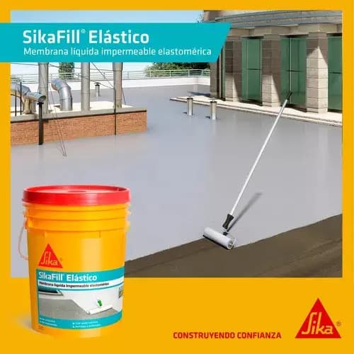 Sikafill Elastico Membrana Líquida Blanco 20 L Blanco
