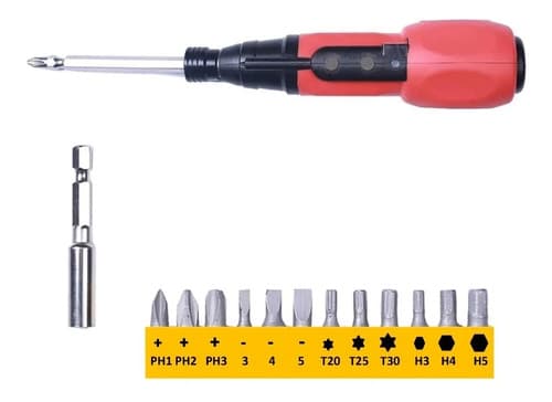 Destornillador Inalámbrico Atornillador Equus 3.7v Litio Color Rojo Frecuencia 0