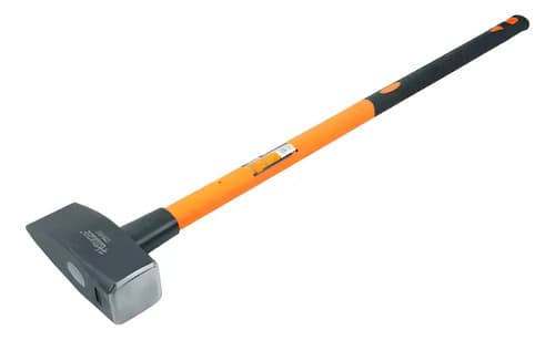 Hacha Rajar Astilla Rolos 4kg Fibra Cuña Golpe Maceta Marron