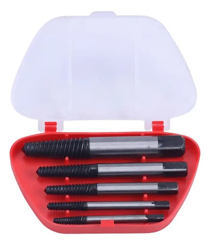 Kit Extractor De Tornillos Rotos Inserto Express 5 Piezas Acero