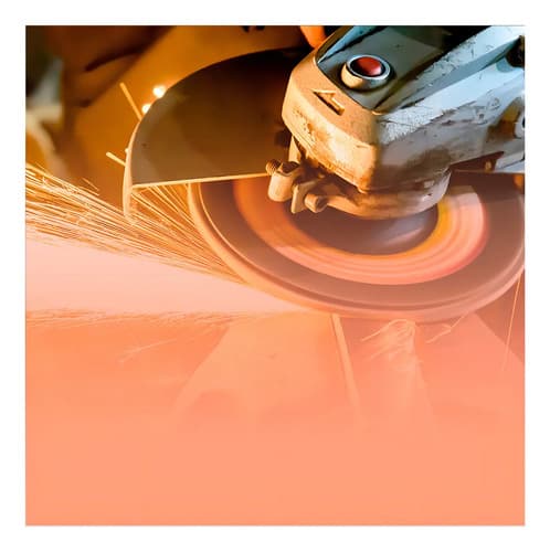 Lata X 25 Discos Corte Metal Esmeril Amoladora 115mm Ingco Color Naranja Claro