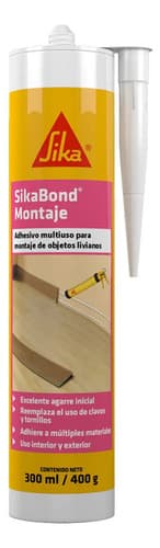 Adhesivo Multiuso Sikabond Montaje Sika