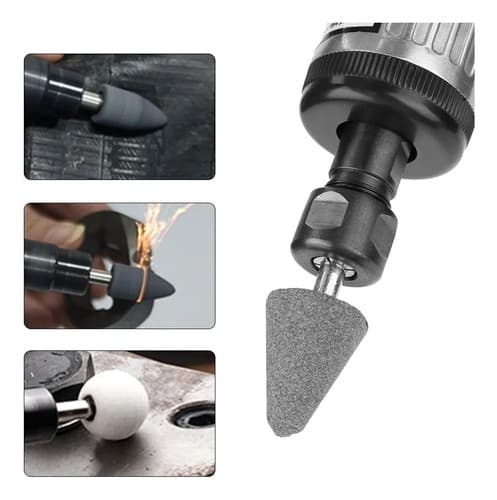Amoladora Neumática Recta Maletin Mini Torno Kit