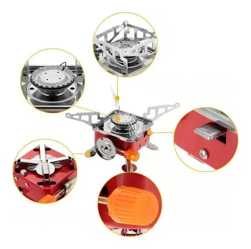 Anafe Portátil Gas Butano 2800w Marca Mercadolider Trekking Camping