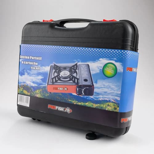 Anafe Camping Cocina Portatil A Gas Butano + Maletín 1 Marca