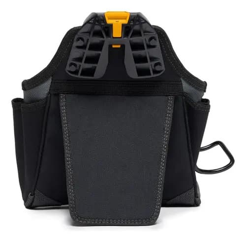 Bolso Portaherramientas 2 Bolsillos Toughbuilt Tb-ct-01 Color Negro