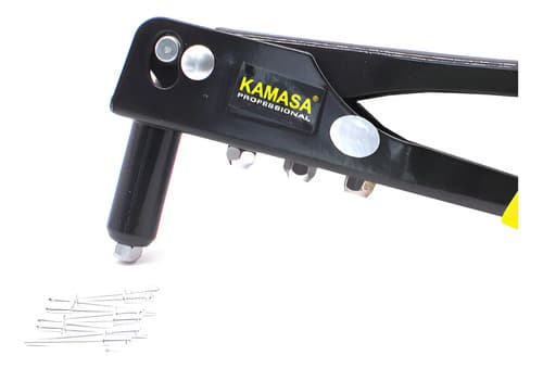 Remachadora Manual Kamasa 9.5  Km-043 Metal 4 Boquillas