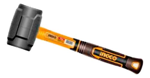 Martillo De Goma Ingco 450g Con Cable De Fibra