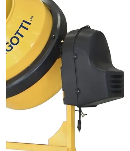 Hormigonera Menegotti Vuelco Amarilla 400l 2hp