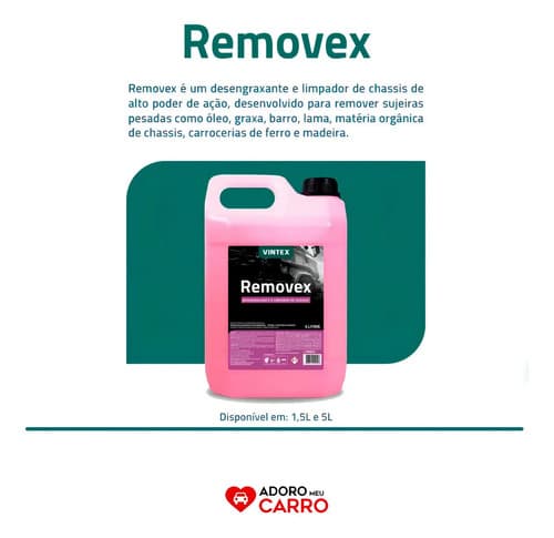 Kit De Alumax Removex Vintex 10l - Limpiador Carrocerias