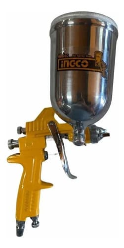 Pistola Neumática Ingco De Gravedad Para Pintar 400cc