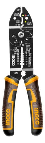 Alicate Pela Cable De 8.5 Marca Ingco 215 Mm Industrial