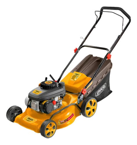 Ff Cortadora Cesped Pasto 4 Hp Nafta Con Recolector Ingco Anaranjado
