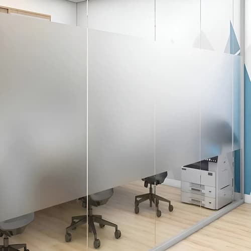 Vinilo Arenado Esmerilado P/ Vidrio - 60 Cm X 10 M Adhesivo