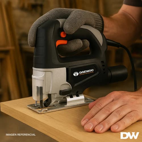Sierra Caladora De Mano Daewoo 450w Metal/madera + 5 Sierras