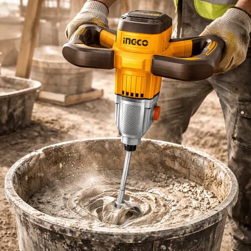 Mixer Mezclador Pintura Binda Cemento 1600w Ingco Mx516006
