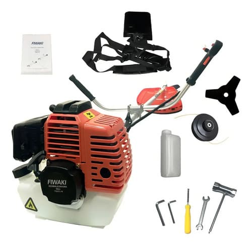 Desmalezadora Fiwaki 52cc 2t 2.2 Hp Con Disco Y Tanza De Corte