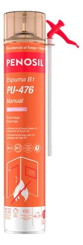Espuma Ignífuga Penosil 476 B1 Resistente Cortafuego Color Rosa