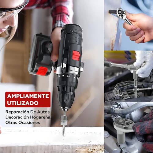 Caja De Herramientas Rojo Marca Cualquiercosa 46 Piezas Maletín