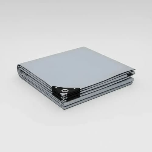 Lona Gris Uso Rudo Reforzada 4x6 Metros Aksi 101706