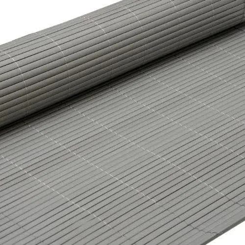 Cerca De Pvc Gris 1,2 X 3 Mts - Cañizo Caña Esterilla Gris