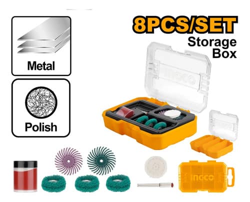 Kit Set 8pcs Accesorio Mini Torno Akmg5008