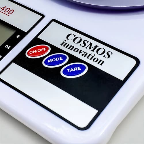 Balanza De Cocina Digital Cosmos Sf-400 Hasta 10 Kg Blanco