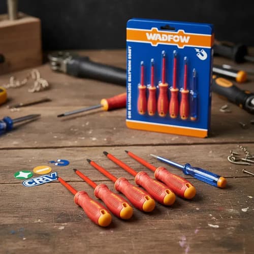 Juego De Destornilladores Con Aislamiento 6ps Wss7406 Wadfow