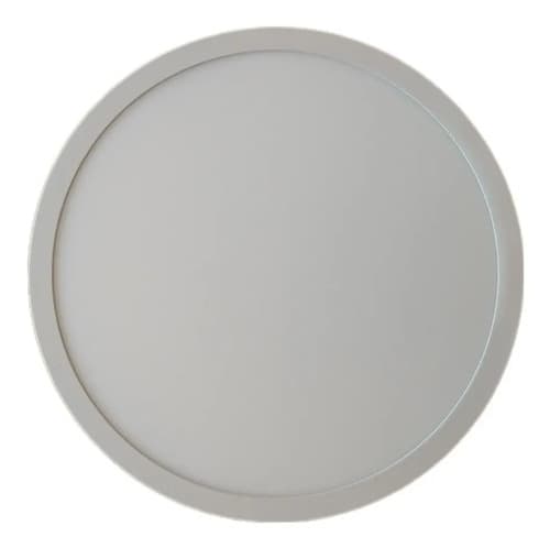 Plafon Techo Foco Sobrepuesto Panel Led Lampara Redondo 18w Luz Blanca Fria Blanco