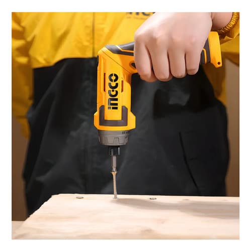 Atornillador A Batería Ingco 8v 6nm Carga Usb Tipo C Amarillo