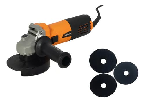Amoladora Angular Lusqtoff 720w 220v 115mm 4,5 PuLG Naranja 50hz