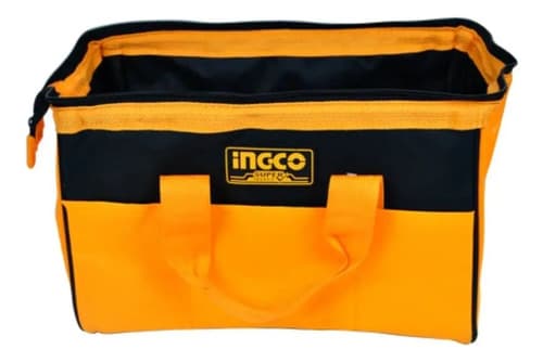 Bolso Porta Herramientas 16'' Ingco Htbg281628 Color Naranja