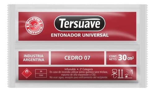 Entonador Tersuave Universal 30 Cc - Mix Color Cedro
