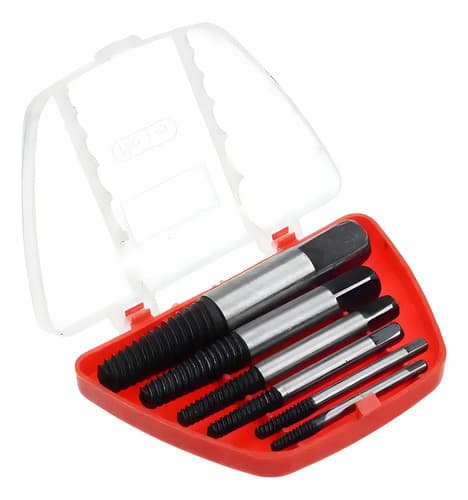 Kit Extractor De Tornillos Rotos Inserto Express 5 Piezas Acero
