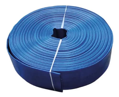 Manguera Plana 2 PuLG. 4 Bar. 50 Mts. Color Azul